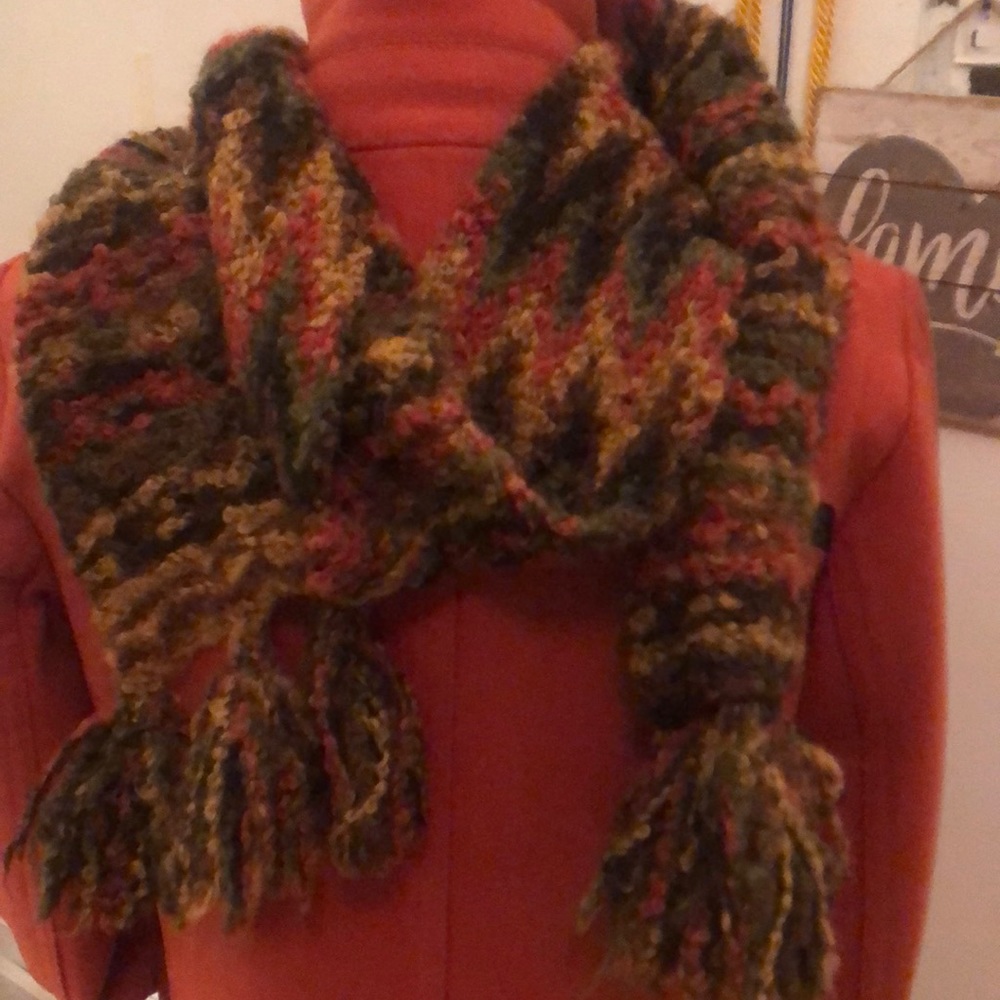 Multicolored Alpaca Scarf
